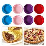 beiyoule 8 pcs Silicone Tart and Pi