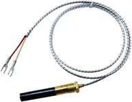 MENI Gas Propane Natural Gas Fireplace Fryer Replacement Pilot Burner and Thermopile Replacement (Thermopile 36")