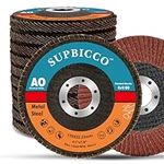 SUPBICCO 60 Grit Flap Discs, 4 1/2 