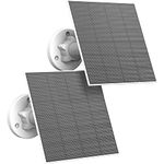 Solar Panel for Wireless Outdoor Security Camera, 5W Waterproof Solar Panels Compatible with Rechargeable Battery Security Camera, 9.8ft Charging Cable, Adjustable Wall Mount, Pack of 2