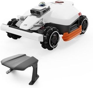 Mammotion LUBA 3 AWD 5000H Robot Lawn Mower with Garage, 1.25 Acres, 360° LiDAR+NetRTK+AI Vision, All-Wheel-Drive for 80% Slopes, 50 Multi-Zone Management, Cutting Height 2.2"-4.0"