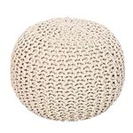 REDEARTH Round Pouf Ottoman - Cable
