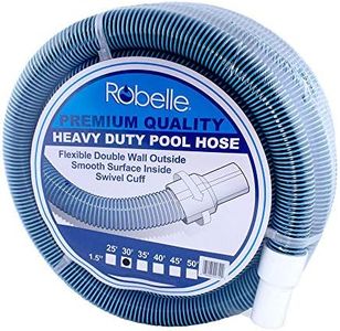 Robelle Premium 730H Swimming Pool Vacuum Hose, 30' x 1-1/2"