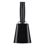 8’’ Steel Cow Bell with Handle, Noise Maker Cowbell, Cheering Loud Hand Call Bell for Sport Events Football Soccer Hockey Baseball Basketball Games Party Concert Graduations School Wedding Farm Ranch