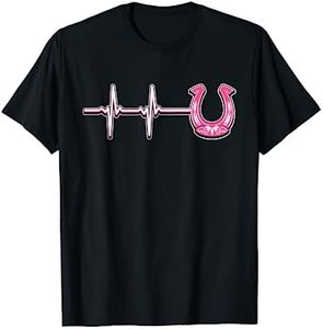 caballos latidos del corazón jinete regalo de equitación Camiseta