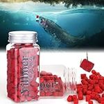 Vilbocr Power Bait Fishing Dough Bait, Scent Dispersion Technology, Irresistible Scent and Flavor Ideal for carp and Other Freshwater Fish Species 3.5Oz (Red - Sweet Potato Flavor)