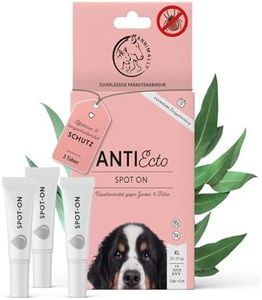 Annimally Floh- und Zeckenschutz Spot ON für Hunde - Effektives Zeckenmittel für Hunde, 3 Monate Langzeitschutz Flohmittel & Zeckenschutz - (30-50kg)