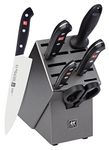 ZWILLING Tradition 7-Piece Kitchen Knife Block Set - Professional Knife Set, Serrated Blades, Ultra Sharp Blades, High Carbon Stainless Steel