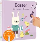 Cali's Books Easter Nursery Rhymes Musical Book - Easter Basket Stuffers for Toddlers, Baby Easter Basket Stuffers, Easter Gifts for Toddlers, Rechargeable Musical Books for Toddlers 1-3