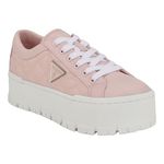 GUESS Women's Tesie Sneaker, Light Pink 680, 5.5