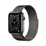 Apple Watch Series 6 GPS + Cellular, 44mm Graphite Stainless Steel Case with Graphite Milanese Loop