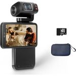 Generic M3 Pocket Camcorder, Vlogging Camera with 5K/30fps Video, 3.5'' Rotatable Touchscreen, Night Vision, Time-lapse, Compact Camcorder for Photography, YouTube