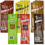 Primal Spirit Vegan Jerky - Most Popular Flavors Pack, 10 g. Plant Based Protein, ("The Classics" 3 Teriyaki, 3 Hickory Smoked, 3 Texas BBQ, 1 Thai Peanut, 1 Hot & Spicy, 1 Mesquite Lime 12-Pack, 1 oz