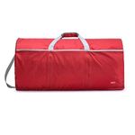 Amazon Basics 100L Nylon Duffel Bag with Multiple Zippered Pockets, Lightweight yet Durable, 50-Pound Weight Capacity, Red, 32.4 x 16.9 x 16.9 inches