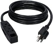 QVS 3-Outlet 3-Prong 25ft Power Ext