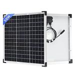 SARONIC 50W Monocrystalline Solar Panel High-Efficiency Module PV Power Charger 12V Solar Panels for Home, Motorhome, Sheds, Boat, Caravan, Campervan, Camping and Other Off-Grid Applications