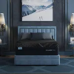 SlumberCool MAX Hybrid 3Z PRO Plush Firm 14” Cooling Mattress – Split CALI King GlacierTex MAX Cover, TheraGEL Mineral Memory Foam, Zoned Lumbar Support Coils, Hybrid for Back & Stomach Hot Sleepers