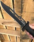 Defender 10.5" Black Hunting Knife 
