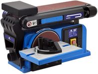 650W Electric Belt + DISC Sander LINISHER Bench Large Table Wood Metal Machine