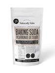 Naturally Vain Baking Soda, Food-grade Sodium Bicarbonate, Natural Deodorizer Odor Absorber, Great for Baking, Cooking, Cleaning & More, 10lb Resealable Bag