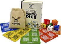 Stack 52 Quick Sweat Fitness Dice. Bodyweight Exercise Workout Game. Designed by a Military Fitness Expert. Video Instructions Included. No Equipment Needed. Burn Fat Build Muscle. (2019 Base Set)