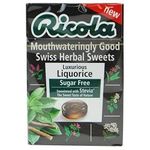 Ricola Swiss Herbal Sugar Free Candy, Luxurious Liquorice, 45g [Pack Of 3, All Natural & Sweetened with Stevia]