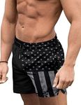 COOFANDY Men's Swim Trunks Quick Dry Swim Shorts with Liner Swimsuit Bathing Suit with Pockets