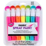 I Love To Create Tulip Mini Fabric Spray Paint Neon 7pcs, 7 Count (Pack of 1)