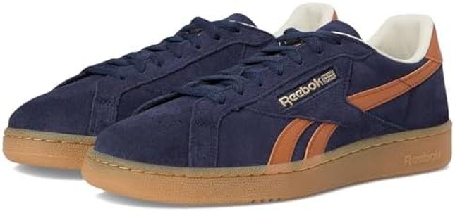 Reebok Unisex-Adult Club C Grounds UK Sneaker, Vector Navy/Dark Ginger/Reebok Brass, 10.5 Women/9 Men