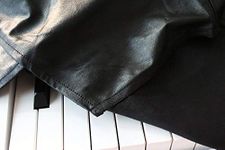 Digital Piano Cover for YAMAHA P225 / P223 / P145 / P143 / P125a / P125 / P115 / P105 / P45 / Kawai ES120 Ca'sio PX150 | Roland FP30X and others | [Waterproof] 52.4 in x 11.8 in | Leatherette
