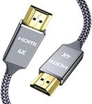 4K HDMI Cable 2M（2pack）HDMI Lead-Snowkids Ultra High Speed 18Gbps HDMI 2.0 Cable 4K@60Hz Compatible Apple/Fire TV, 3D Support,Ethernet, Video 4K UHD 2160p, HD 1080p, PS3/PS4/PC/Blu-ray player