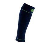 Bauerfeind Sports Compression Lower Leg Calf Sleeves (1 Pair) - Gradient Compression for Improved Blood Circulation in Legs - Air Knit Fabric Breathable, Durable, Washable (Navy, X-Large/Short)