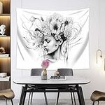 QGHOT Abstract Line Women Tapestry 