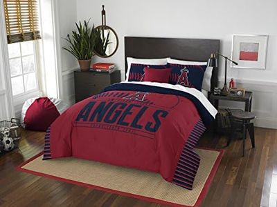 Northwest MLB Los Angeles Angels Comforter and Sham Set, Full/Queen, Grand Slam