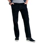 Haggar Men's Premium Stretch Corduroy Classic Fit Pant, Black, 32x30