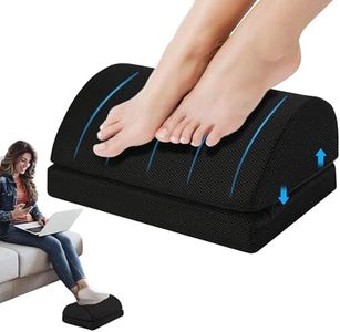 Kutabs Ergonomic Foot Rest Under Desk for Office desk accessories – Adjustable Height Memory Foam Foot Stool Under Desk for home Office Chair & Gaming Chair – for Back & Hip Pain Relief