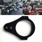 41mm CNC Aluminum Motorcycle Fork Tube Brackets Steering Damper Frame Mounting Clamp Foot Fixer Hardware Parts Stabilizer Universal(Modification)