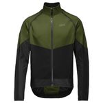GORE WEAR Men's Cycling Jacket Phantom, GORE-TEX INFINIUM, Utility Green/Black, XXL