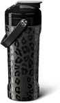 BrüMate MultiShaker Blender Shaker Bottle | 100% Leakproof Insulated Stainless Steel | Pre Workout and Protein Shaker Bottle for the Gym | 26oz (Onyx Leopard)