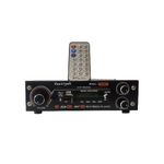 Firetouch Bluetooth Amplifier Multimedia Player Inbuilt Digital FM Radio Receiver and AUX Connectivity Socket with SD Card Slot - Black