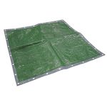 Faithfull FAITARP1812 5.4 x 3.6M (18 x 12ft) Waterproof Tarpaulin. Dual Colour: Green / Silver