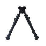 Lion Gears Scout-pod Tactical Pro Bipod, 7.3" to 9" Heigth Adjustable, with Adjustable Double Swivel (Side to Side Pivoting and Swivel) and QD Mounting Deck, SP-BL07