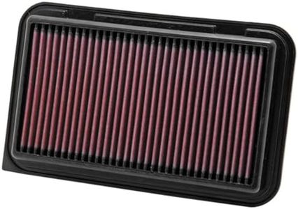 K&N 33-2974 Filtre à Air du Moteur: Haute Performance, Premium, Lavable, Filtre de Remplacement, Plus de Pouvoir, 2010-2017 (Swift, Swift IV, Splash, Wagon R, Agila)