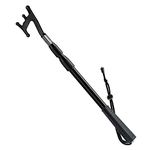 SANLIKE Telescopic Boat Hook Pole for Docking, Floating Dock Pole Push Poles 43 Inch Lightweight Retrieval Hook 3-Stage Fiberglass Poles for Pontoon Boat Accessories Twists onto 1/4-inch Thread End