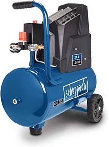 Scheppach Druckluft Kompressor HC30ox | ölfrei & langlebig | 1100W Motorleistung | 24L Kessel mit max. 8 bar Druck | 200l Luftleistung | inkl. Fahrvorrichtung, Druckminderer & Schnellanschlusskupplung