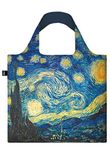 LOQI Reusable Tote Bag, Van Gogh Print, United States Carry-On