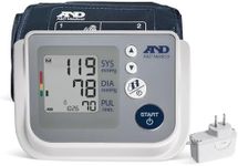 A&D Medical Upper Arm Blood Pressure Monitor for Up to 4 Users, Includes AC Adapter (UA-767FAC)