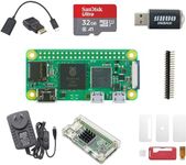 DIGISHUO Raspberry Pi Zero 2W Complete Kit 1GHz 512M Wtih Two Case 32G Sandisk Card Mini HDMI&Micro USB&GPIO Header (Raspberry Pi Zero 2W 9 in 1 Kit)