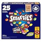 Smarties Mini Candies, Peanut-free Halloween Candy, Candy-coated Milk Chocolate, Individual Boxes, Made in a Peanut-free Facility, No Artificial Colours or Flavours, Prepared in Canada