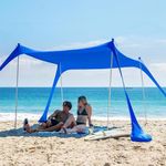 AMMSUN Beach Tent Portable Sun Shel